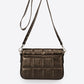 EMILIA Leather Crossbody Bag - Bronzo