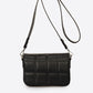 EMILIA Leather Crossbody Bag - Nero