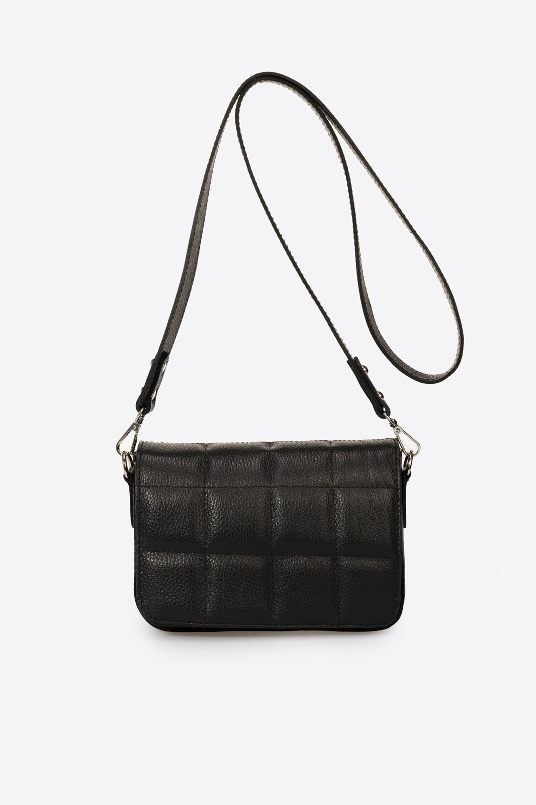 EMILIA Leather Crossbody Bag - Nero