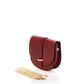 Leather Shoulder Bag 3241 - Bordo