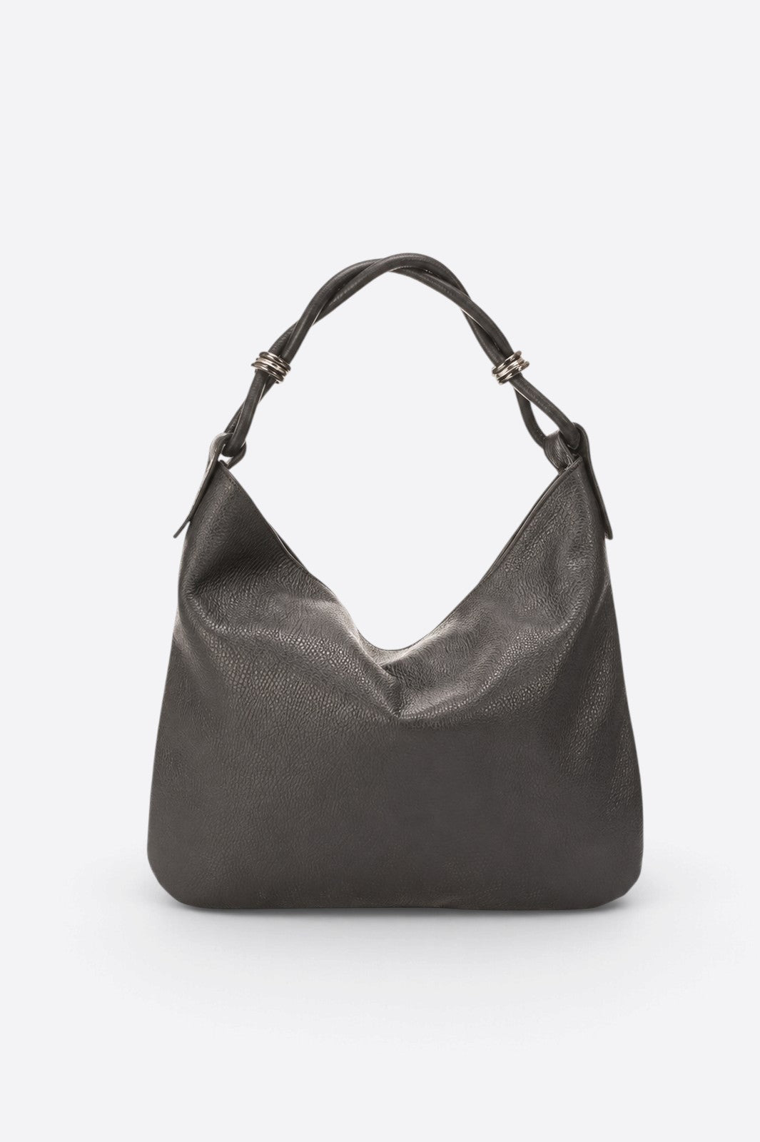 NORA Leather Top Handle Bag - Black