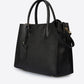 VANDA Leather Top Handle Bag - Black