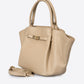 RYAN Leather Top Handle Bag - Taupe