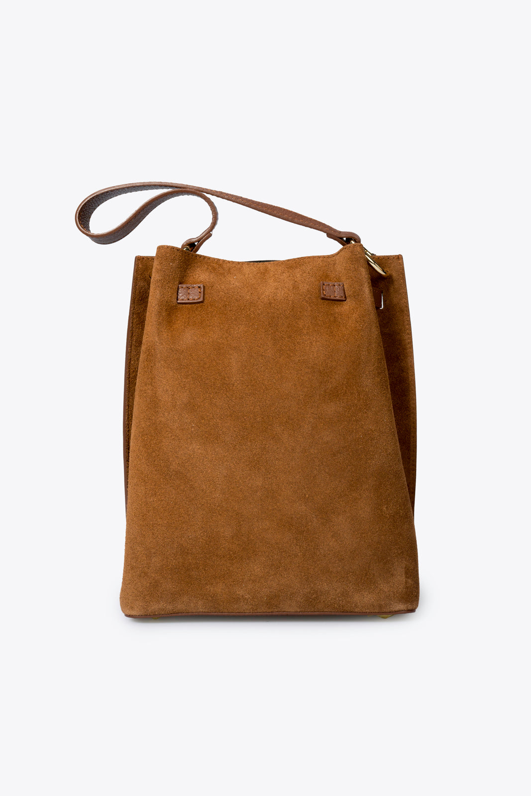 TERRY Leather Shoulder Bag - Bruciato