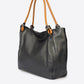 VINNIE Leather Shoulder Bag - Nero