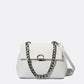 FANIA Leather Shoulder Bag - White