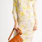 EMILIA Leather Crossbody Bag - Cognac