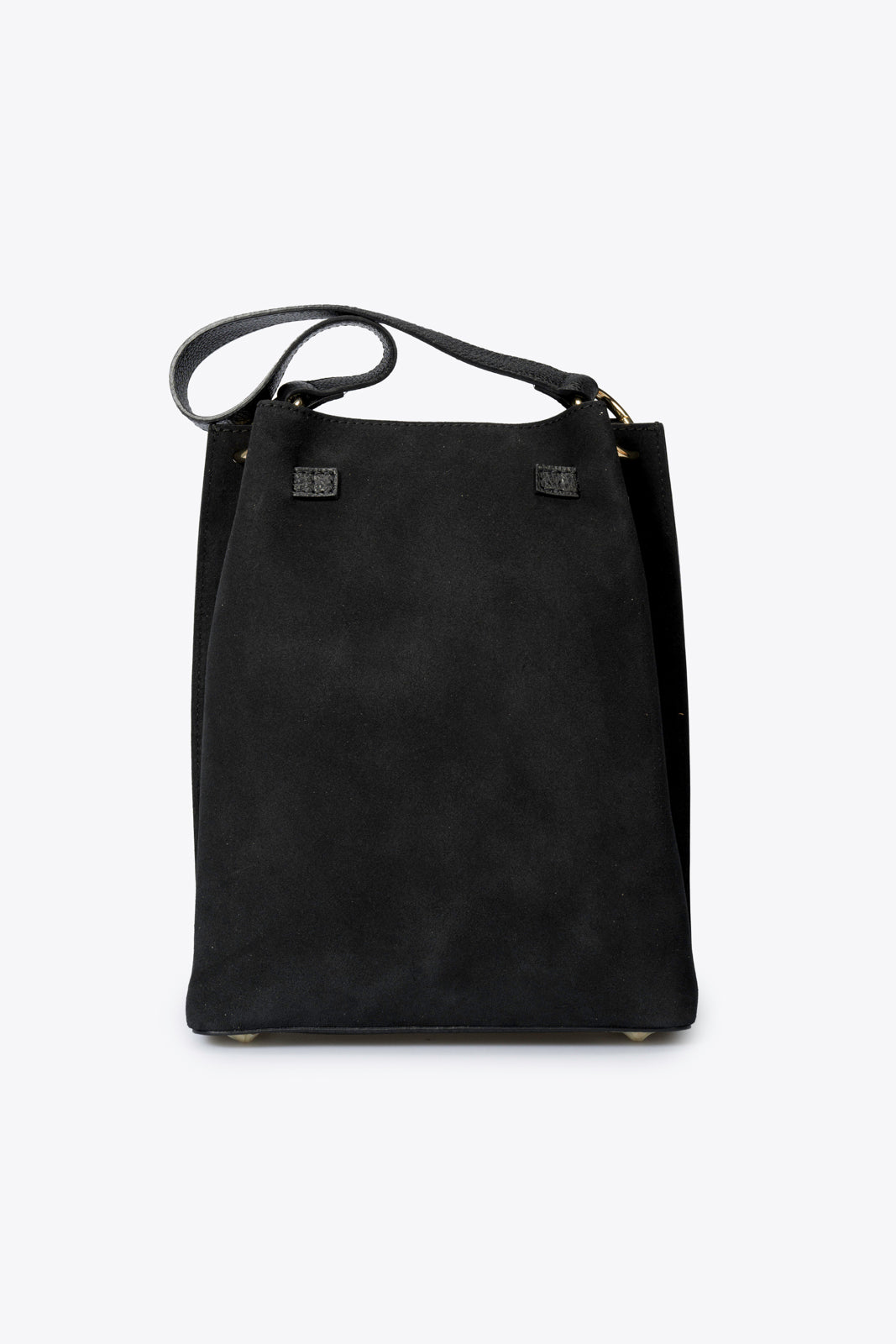 TERRY Leather Shoulder Bag - Black