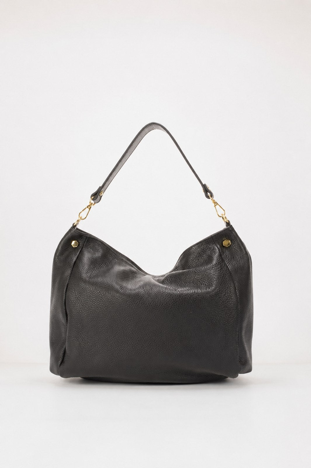ANOUK Leather Top Handle Bag - Black