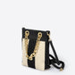 Leather Top Handle Bag 5042 - Black