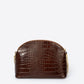 ZENA Leather Crossbody Bag - Brown