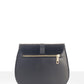 Leather Crossbody Bag 5391 - Black