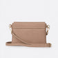 NORAH Leather Crossbody Bag - Taupe