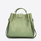 Leather Shoulder Bag 3549 - Verde