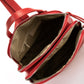 Leather Backpack 1162 - Red
