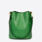 CAPRICE Leather Shoulder Bag - Verde Mela