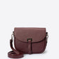 BELA Leather Crossbody Bag - Wine
