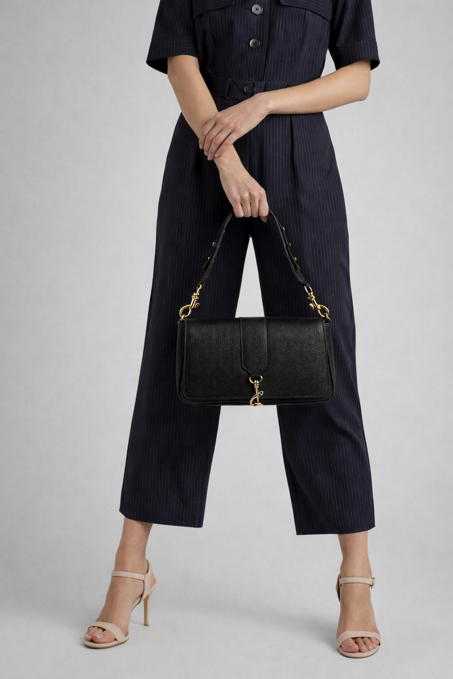 JULES Borsa a tracolla in pelle - Nero