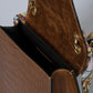 AYLA Leather Top Handle Bag - Brown