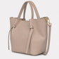 GIADA Leather Top Handle Bag - Fango