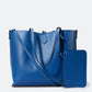 ELLA Leather Tote Bag - Bluette