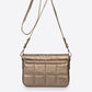 EMILIA Leather Crossbody Bag - Metal Gun