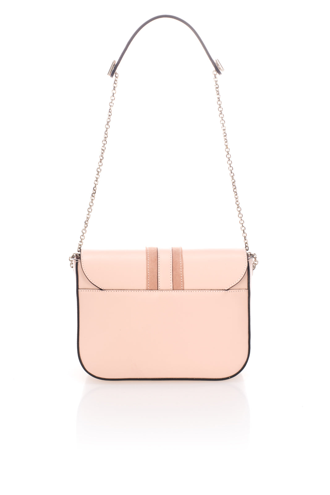 Leather Top Handle Bag 3521 - Rose