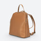 ENRICA Leather Backpack - Cognac