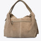 NOEMIE Leather Top Handle Bag - Taupe