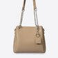 ANIKA Leather Top Handle Bag - Fango