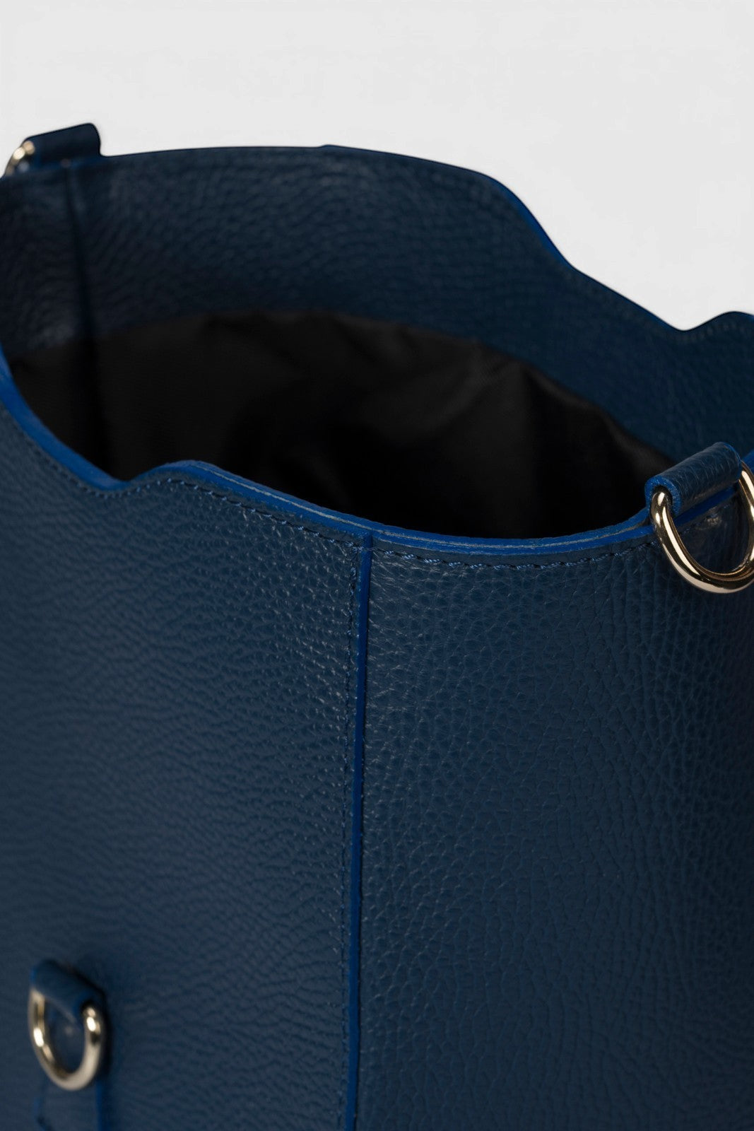 REINA Leather Crossbody Bag - Blue
