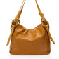 Leather Top Handle Bag 1246 - Cognac