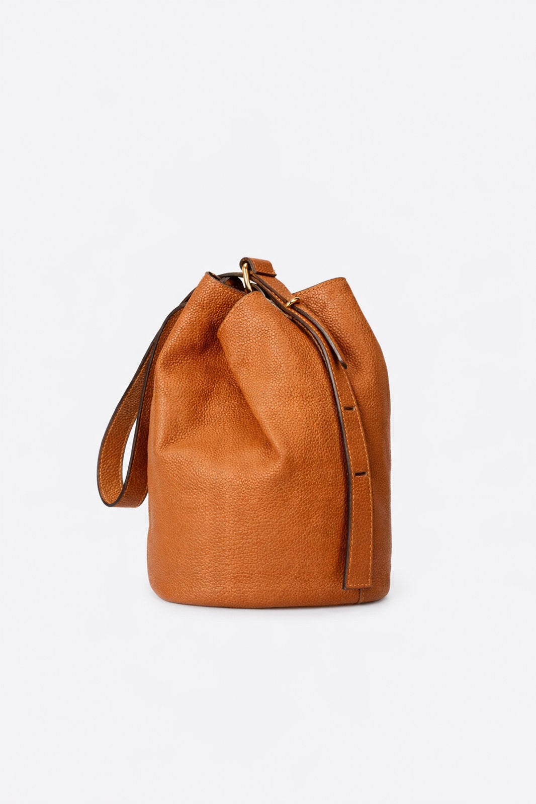ARIAH Leather Shoulder Bag - Cuoio