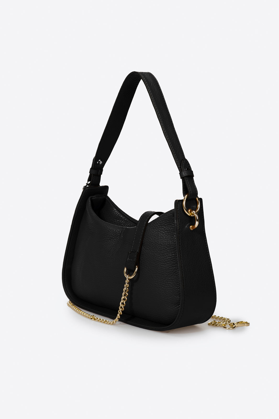 ECHO Leather Top Handle Bag - Black