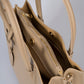 VANDA Leather Top Handle Bag - Taupe