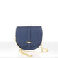 Leather Crossbody Bag 7006 - Blue
