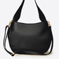 ELEUA Leather Shoulder Bag - Black