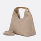 AGNES Leather Top Handle Bag - Fango