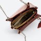 ANIKA Leather Top Handle Bag - Bordo