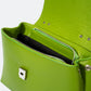 FANIA Leather Shoulder Bag - Aloe
