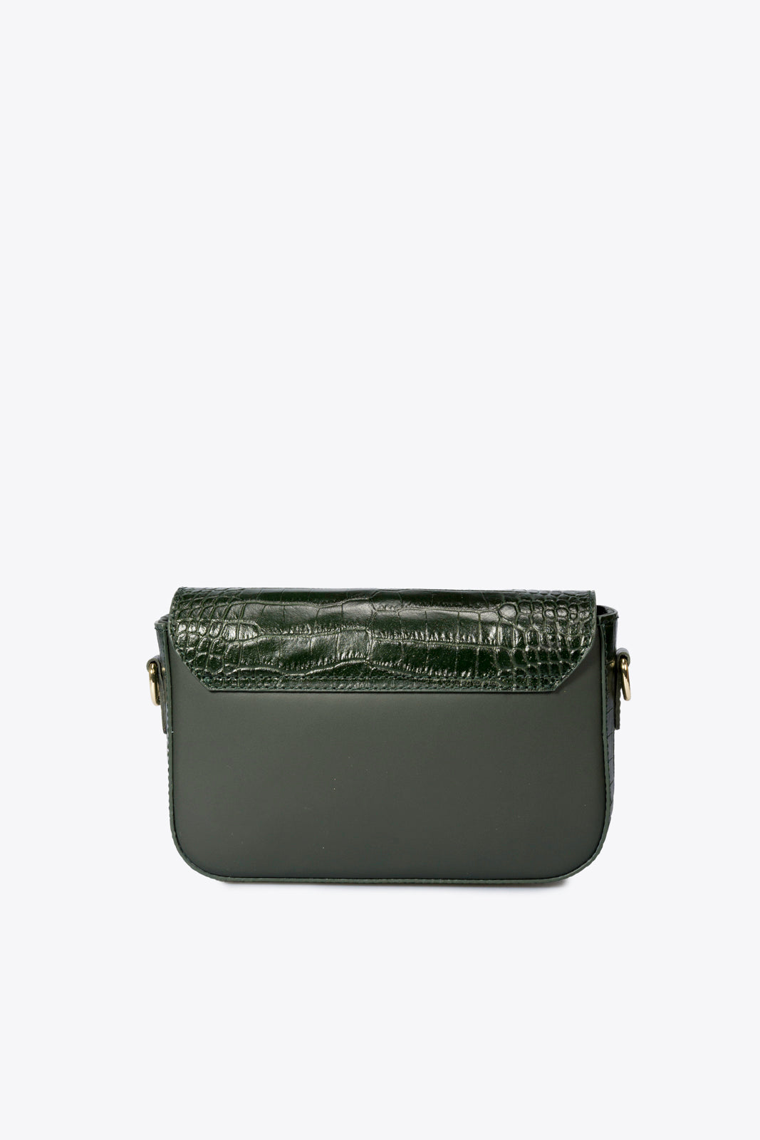 JUNO Leather Crossbody Bag - Green