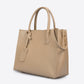 VANDA Leather Top Handle Bag - Taupe