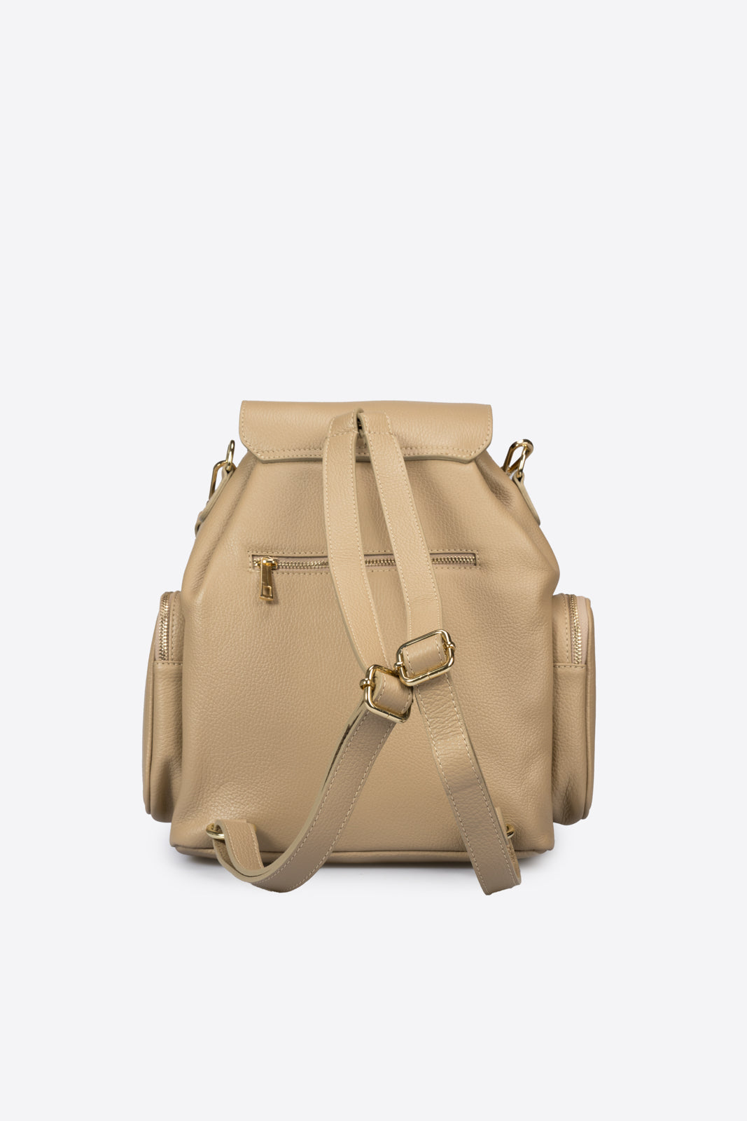 NOA Leather Backpack - Taupe
