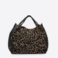 Leather Top Handle Bag 4012 - Black