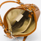 UMA Leather Top Handle Bag - Cognac