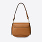 ALEXIA Leather Shoulder Bag - Cognac