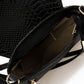 Leather Crossbody Bag 7069 - Black