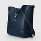 REINA Leather Crossbody Bag - Blue