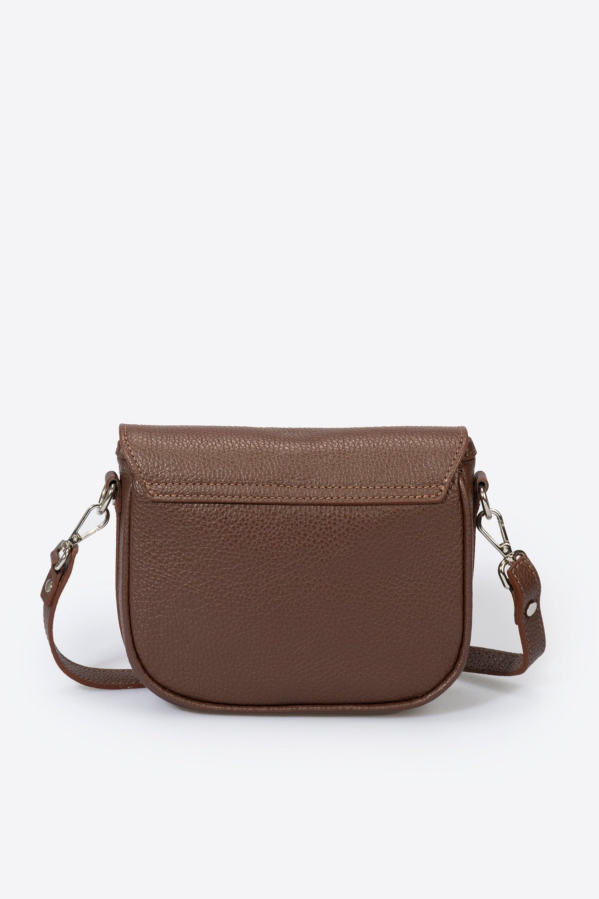 BELA Leather Crossbody Bag - Brown