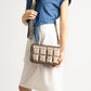 EMILIA Leather Crossbody Bag - Metal Gun